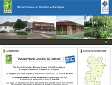 Tablet Screenshot of cc-payshoudanais.fr